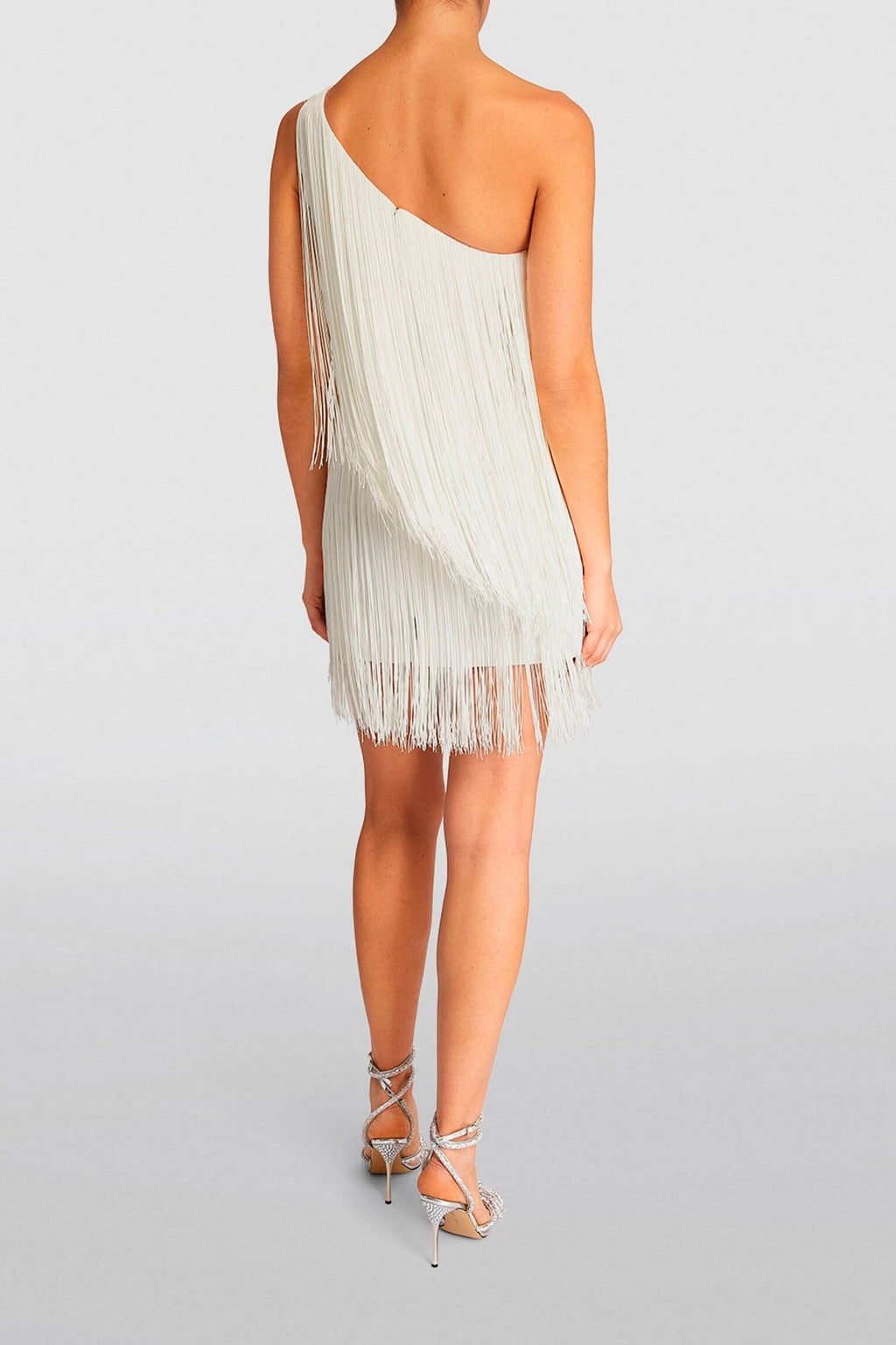 CASCADA DRESS MINI WHITE