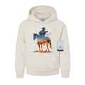 Where The Buffalo Roam - Youth Kids Watercolor Western Pullover Hoodie